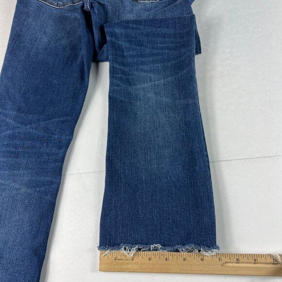 Madewell Jeans Women's 26x24 Cali Demi Boot Cut Cropped Blue Faded Denim Tag 24 - Picture 11 of 16